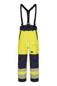 Hi-Vis Shell Trousers, Color: 94 yellow/navy
